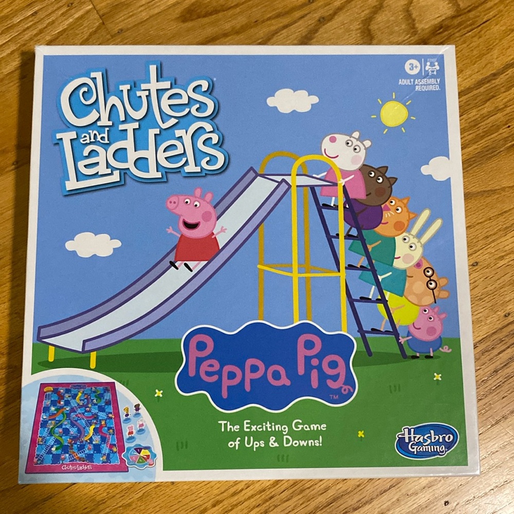 Peppa Pig Chutes and Ladders Hasbro New